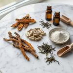 bottles of supplements for anxiety