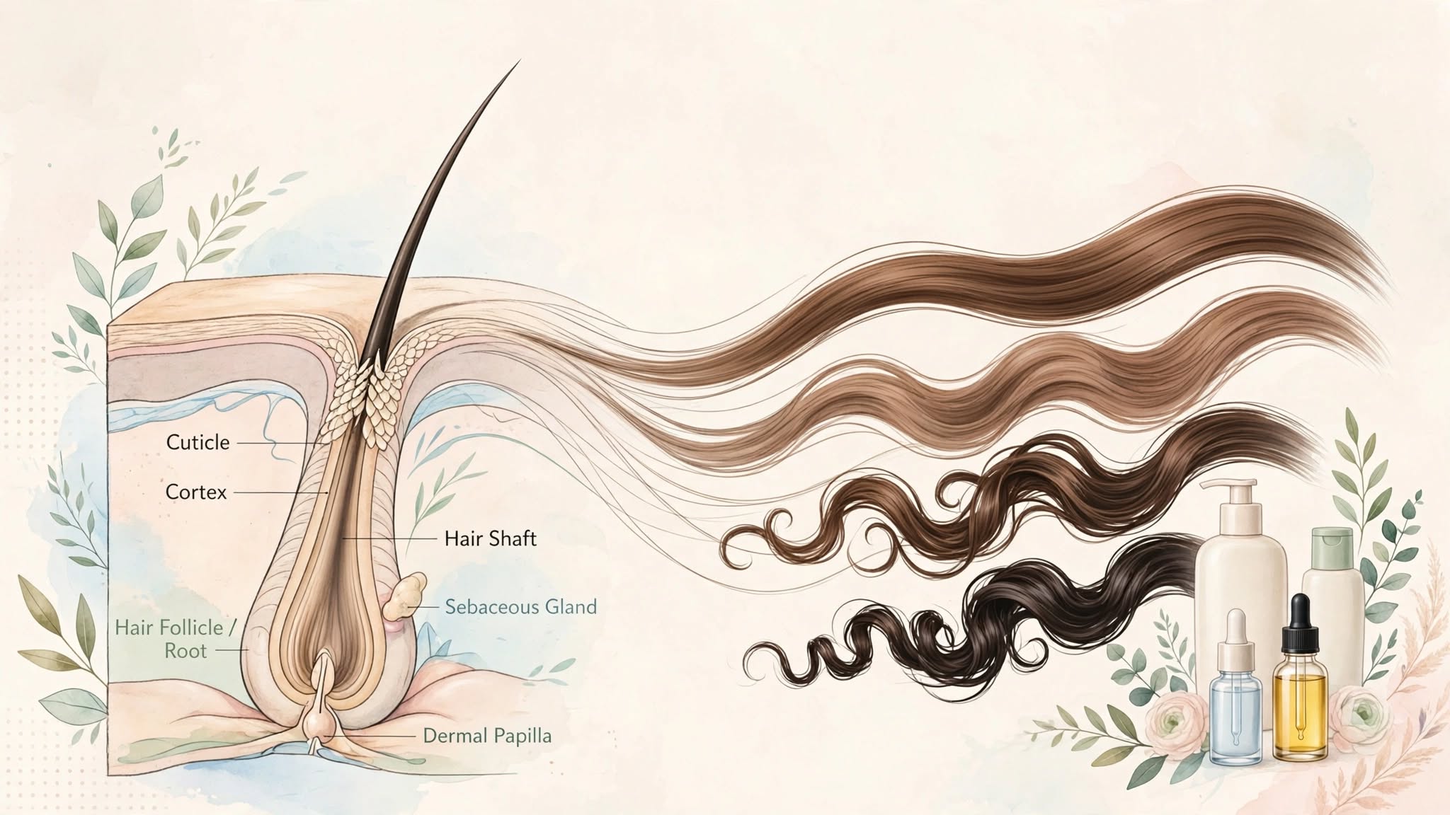 Hair Anatomy & Haircare Guide: How to Care for Your Hair From Root to Tip